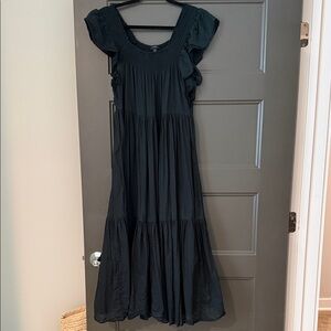 J.Crew, Sheer Black Maxi Dress